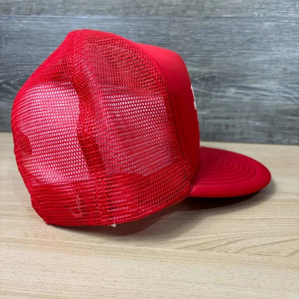 Jorns Hat Cap Snapback Red Trucker Kewaunee‎ Sturgeon Bay Wisconsin